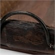 Mercana Durone Set of Two Brown Wooden Live Edge Serving Trays