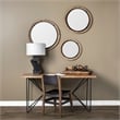 Mercana Durone Set of Two Brown Wooden Live Edge Serving Trays