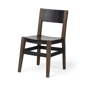 Mercana Nell I (Brown) Dining Chair with Solid Indian Mango Wood (Set of 2)