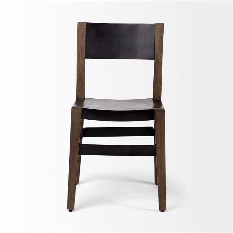 Mercana Nell I (Brown) Dining Chair with Solid Indian Mango Wood (Set of 2)