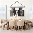 Mercana Ronald I Cream Fabric Wrap Brown Wooden Base Dining Chair (Set of 2)