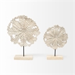 Mercana Kamara I Light Brown Wood Small Decorative Object