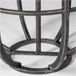 Mercana Bella Large Black Metal Cylindrical Cage Candle Holder Lantern