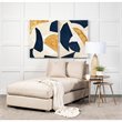 Mercana Reva III 16.3 x 17 Round Top Gold-Toned Cast Metal Accent Table