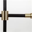 Mercana Decarlo II Metal Multi-Arm 13 Light Chandelier in Black and Gold