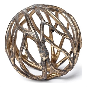 Mercana Sphaira Noir I (Small) Rustic Gold Metal