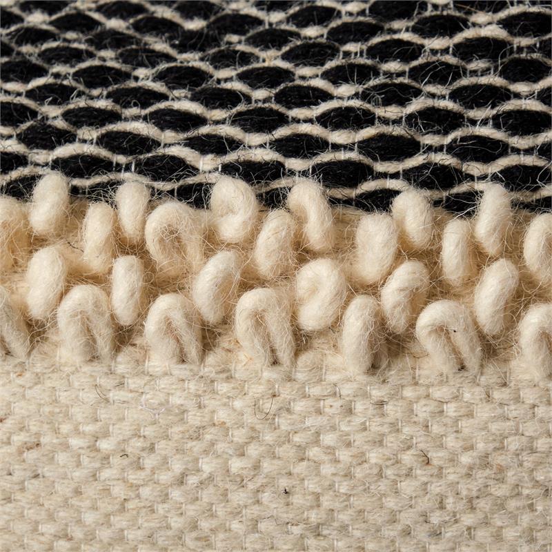 Mercana Beardell 18 x 18  Beige and Gray Fabric Decorative Pillow (cover only)