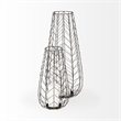 Mercana Petiole I Small Gold Toned Metal Table Candle Holder