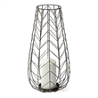 Mercana Petiole I Small Gold Toned Metal Table Candle Holder