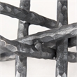 Mercana Winston II Gray/Silver Industrial Metal Decorative Object