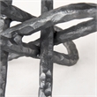 Mercana Winston II Gray/Silver Industrial Metal Decorative Object