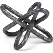 Mercana Winston II Gray/Silver Industrial Metal Decorative Object