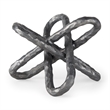 Mercana Winston II Gray/Silver Industrial Metal Decorative Object
