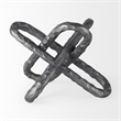 Mercana Winston II Gray/Silver Industrial Metal Decorative Object