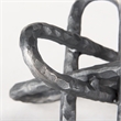 Mercana Winston II Gray/Silver Industrial Metal Decorative Object