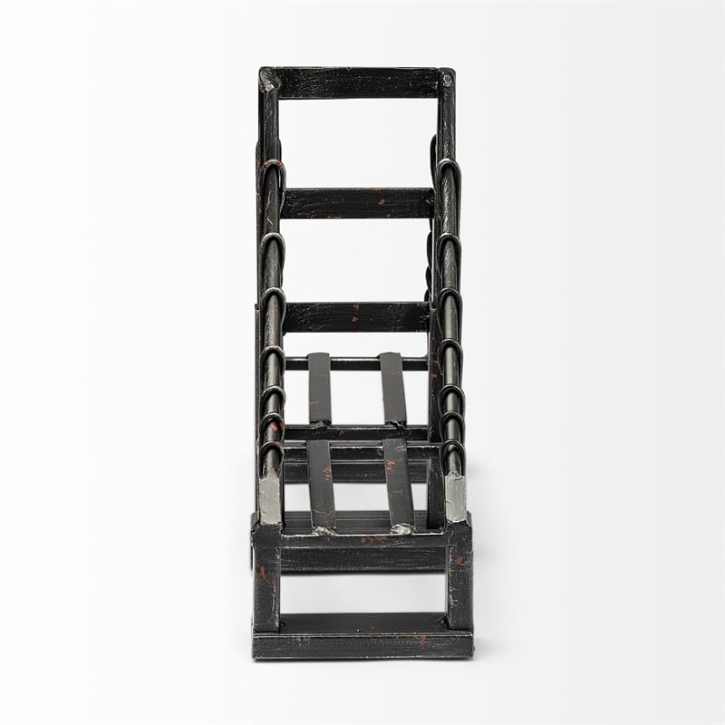 Mercana Wrought Iron Suspension Bridge Brown Metal Weighted Bookend