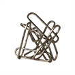 Mercana Henderson II Paperclip Inspired Gold Metal Decorative Object