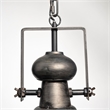 Mercana Bashaw I Metal Dome Pendant Light in Brown