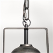 Mercana Bashaw I Metal Dome Pendant Light in Brown
