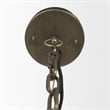 Mercana Dawson I 13x13.5 Silver Toned Metal Dome Pendant Light