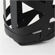 Mercana Tyrell Set of 2 Black Iron Metal Baskets