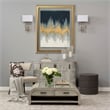 Mercana Arcadia II Silver Chrome metal Base White Rectangular Shade Wall Sconce