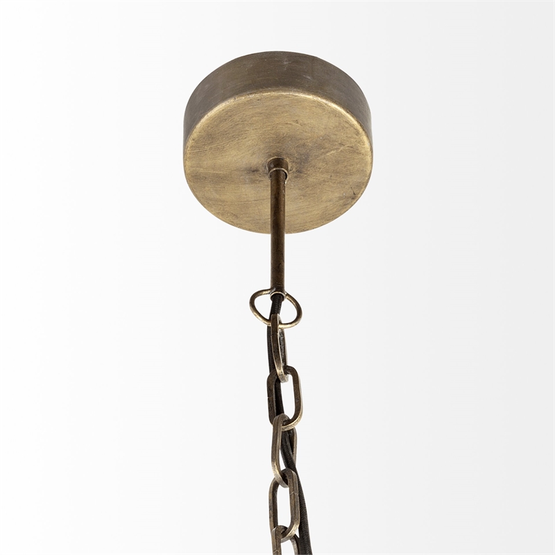 Mercana Dyson I 18x18 Black Metal Triangular Orb Pendant Light