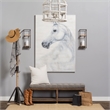 Mercana Lamda 22 x 74.5 Black Metal and Light Brown Wood Coat Rack