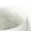 Mercana Volta I Short Gray/Cream Ceramic Abstract Pattern Vase