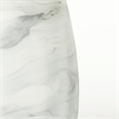 Mercana Volta I Short Gray/Cream Ceramic Abstract Pattern Vase