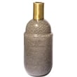 Mercana Toba II Tall Brown/Gold Spotted Glass Gourd Style Vase