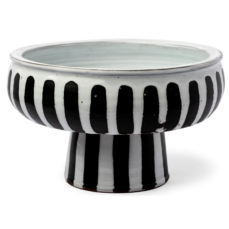 Mercana Lexington Black and White ceramic bowl