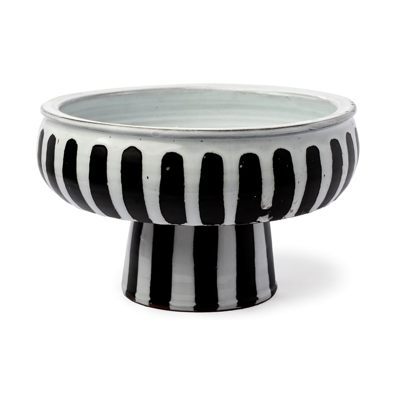 Mercana Lexington Black and White ceramic bowl