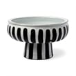 Mercana Lexington Black and White ceramic bowl
