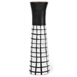 Mercana Luanda Small Black/White Large Ceramic Vase