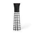 Mercana Luanda Small Black/White Large Ceramic Vase