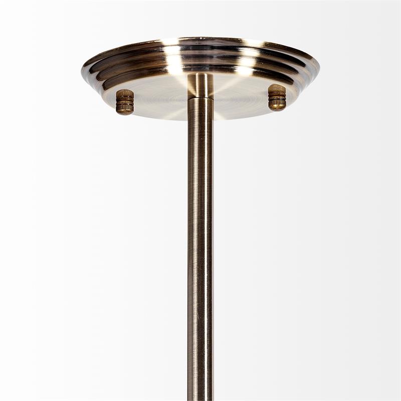 Mercana Desousa II Brass tone Metal MultiArm 3 Light Chandelier
