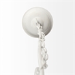 Mercana Theta 15.5x14.5 White-Washed Wood Beaded Pendant Light