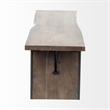 Mercana Ledger I 70 x 18 Live-Edge Wooden Medium Brown Dining Bench