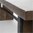Mercana Ledger I 70 x 18 Live-Edge Wooden Medium Brown Dining Bench