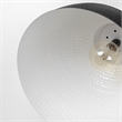 Mercana Minerva 19x22 Metallic Gray Hammered Detail Pendant Light