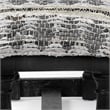 Mercana Denison II 56x19 Black Wood Base Woven-Leather Cushion Top Accent Bench