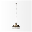 Mercana Furniture Tahla 14x 14.5 Gold Toned Metal Cage Pendant Light