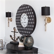 Mercana Sabinal II Resin Tree Branch Fabric Shade Wall Sconce in Gold