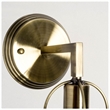Mercana Furniture Hines II 6x14 Bronze Toned Metal Bulb Cage Wall Sconce