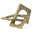 Mercana Furniture Delaunay I Large Gold Hammered Metal Rustic Links