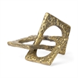 Mercana Furniture Delaunay I Large Gold Hammered Metal Rustic Links