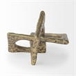 Mercana Furniture Delaunay I Large Gold Hammered Metal Rustic Links