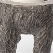 Mercana Pan Small Gray Ceramic Hoofed Table Candle Holder