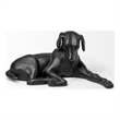Mercana Czar Cast black metal Labrador Retriever decorative object